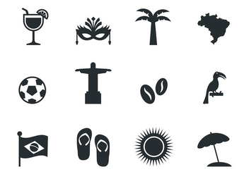 Free Brazil Icons Vector - Free vector #383217