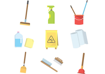 Free Cleaning Icons Vector - Free vector #383527