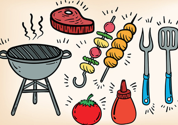 Free Brochette Icons Vector - Free vector #383777