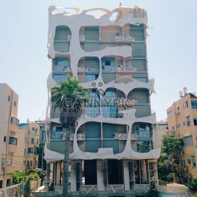 Facades of Tel Aviv.Some intereting house in the city - Free image #385197
