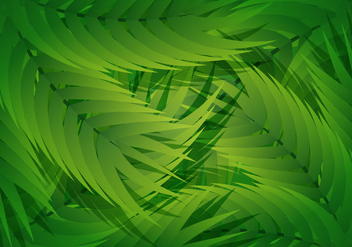 Palm Leaf Liana Background - бесплатный vector #385287