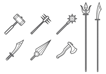 Free Melee Weapon Vector - Free vector #386547