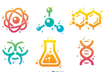 Science Gradient Icons - Free vector #387467