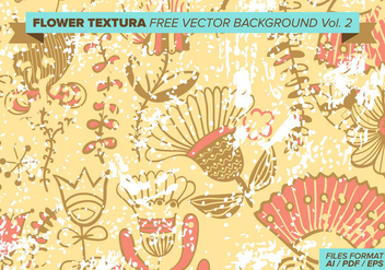 Flower Textura Free Vector Background Vol. 2 - vector gratuit #387687 