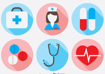 Doctor Icons Set - Free vector #388117