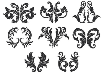 Acanthus Vector Icons - Free vector #388817