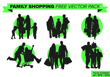 Family Shopping Free Vector Pack Vol. 2 - vector #388867 gratis
