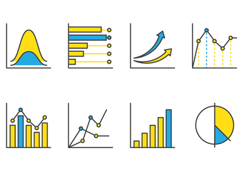 Bell Curve Line Icons - Free vector #389917