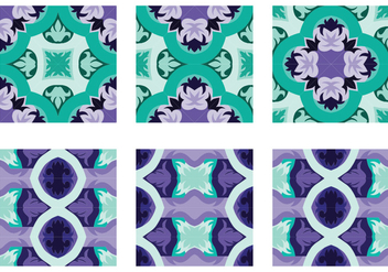 Decorative Portuguesse Tile Vector - Free vector #390657