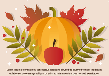 Free Thanksgiving Vector Pumpkin - Free vector #390907