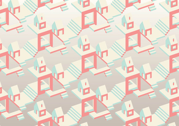 Isometric Vector Pattern - Free vector #391137
