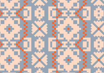 Traditional Rustic Pattern - vector gratuit #391997 