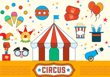 Free Circus Vector Illustrations - Free vector #392027