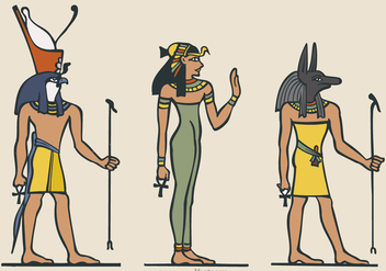 Free Vector Egyptian Ancient Symbols - vector #392257 gratis