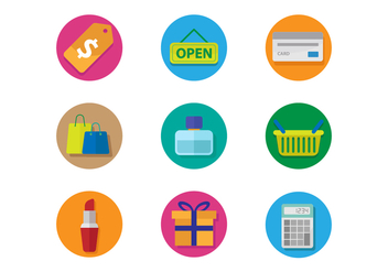Free Shopping Icons Vector - Free vector #392897