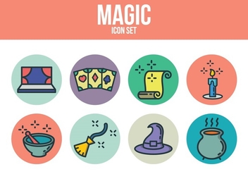 Free Magic Icon Set - vector #393207 gratis