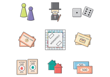 Free Monopoly Board Game Vector - Free vector #394077