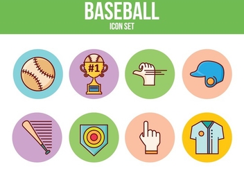 Free Baseball Icon Set - vector gratuit #394317 