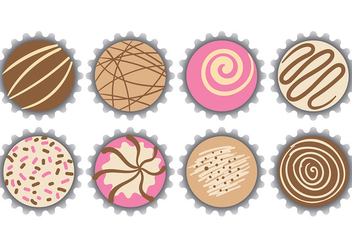 Free Truffles Icons Vector - Free vector #394717