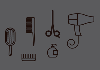 Hair Clippers Vector Set - Free vector #397027