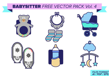 Babysitter Free Vector Pack Vol. 4 - vector #398017 gratis