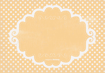 Cute Polka Dot Grunge Background - vector #399817 gratis