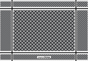 Keffiyeh Pattern Background - vector gratuit #401547 