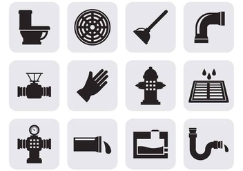 Free Sewerage Icons Vector - vector #401757 gratis