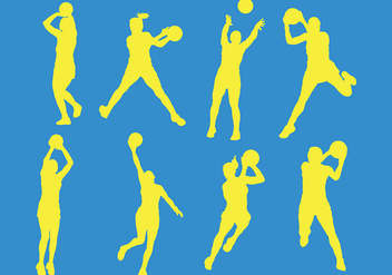 Free Netball Icons Vector - Free vector #402467