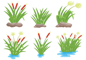 Free Reeds Icons Vector - Free vector #403157