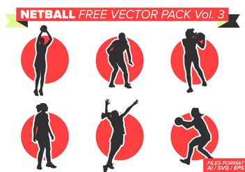 Netball Free Vector Pack Vol. 3 - vector #404367 gratis