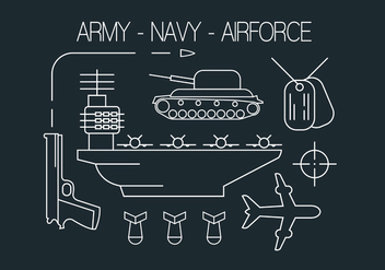 Free Military Icons - vector #404507 gratis