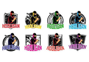 Free Hooligans Logo Vector - vector gratuit #405787 