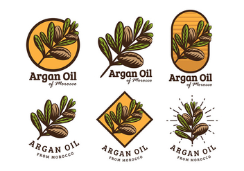 Argan Oil Logo Free Vector - Kostenloses vector #406317