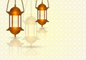 Ramadhan Light In The Template Of Background - бесплатный vector #406537