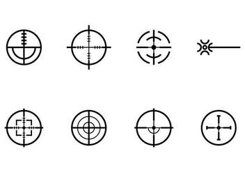Laser Tag Icons - Free vector #406817