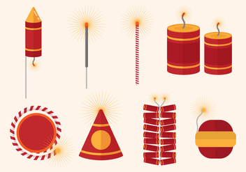 Free Fire Crackers Vector - Free vector #407547