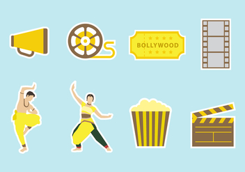 Free Bollywood Vector Icons - vector gratuit #407577 
