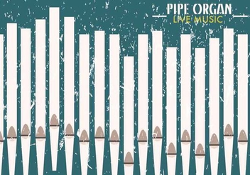 Pipe Organ Church Musical Background - vector #407757 gratis