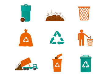Free Landfill Vector Icons - Free vector #408347