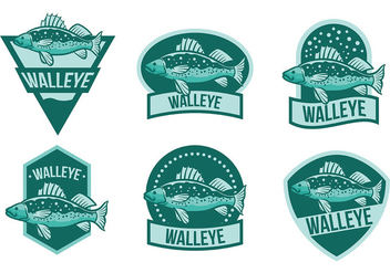 Free Walleye Icons Vector - бесплатный vector #408977