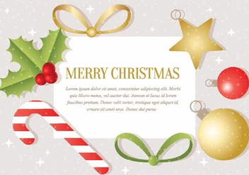 Free Vector Christmas Background - Free vector #410037