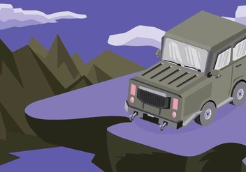 Free Jeep Illustration - Free vector #410617