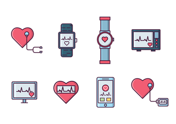 Free Heart Rate Monitor - Free vector #410977