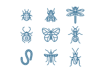 Free Insects Vector - Kostenloses vector #413377