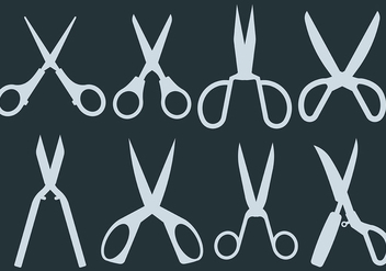 Free Scissors Icons Vector - vector gratuit #413477 