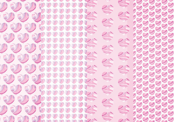 Vector Marble Hearts Patterns - Free vector #413657
