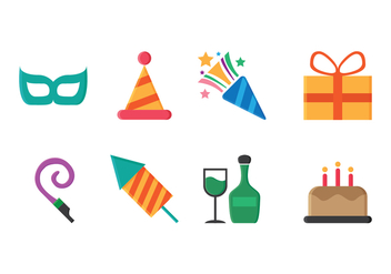 Free Party Icons - vector gratuit #416677 