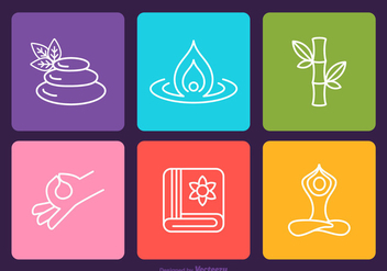 Free Spa Vector Outline Icons - vector #416847 gratis
