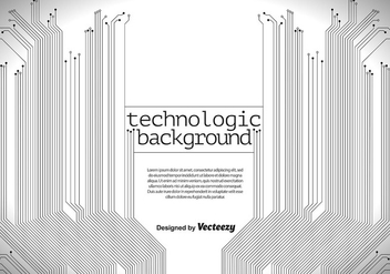 Technologic Background - Vector - бесплатный vector #419977